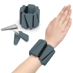 Adjustable 2lb Wrist and Ankle Weights for Yoga Pilates and Workouts