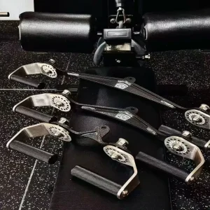 Adjustable 360-Degree Rotating Training Handles for Powerlifting Machines