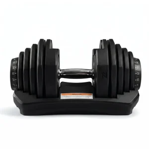 Adjustable 40 kg Metal Dumbbell Set, Quick-Change Dial, Knurled Chrome Handle, Storage