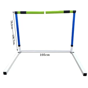 Adjustable 5-Height Agility Hurdle Stand for Athletics Training