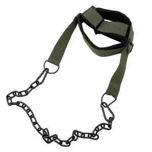 Adjustable 90 cm Chain Strap Head Harness for Strength Training