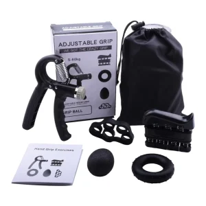 Adjustable ABS Hand Grip Strengthener Set 5kg-60kg for Wrist, Forearm, and Finger Exercise