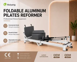 Adjustable Aluminum Pilates Reformer for Home Gyms Yoga Studios and Professional Use