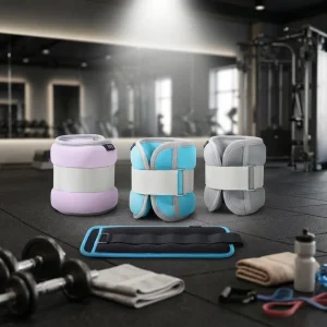 Adjustable Ankle & Wrist Weight Straps with Breathable Fabric Sandbag Weights