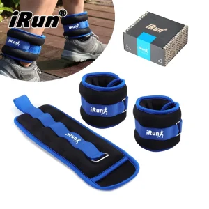 Adjustable Ankle and Wrist Weights with Removable Sandbags