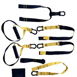 Adjustable Bodyweight Suspension Trainer Straps Kit for Full Body Workout
