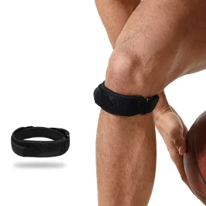 Adjustable Breathable Neoprene Shock Absorption Sports Running Basketball Patella Knee Strap