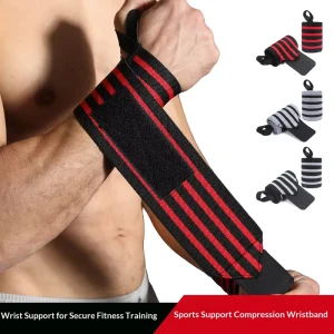 Adjustable Breathable Wrist Wraps for Weightlifting, No-Slip, Unisex Strength Training Protection