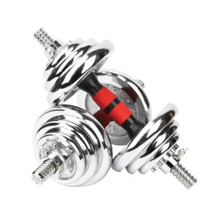 Adjustable Cast Iron Dumbbell Set 20kg, 30kg, and 50kg with Carrying Case