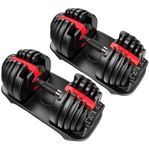 Adjustable Cast Iron Dumbbell Set 80LB for Home and Commercial Gyms