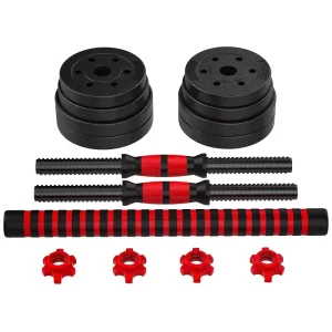 Adjustable Cement Dumbbell and Barbell Set with Kettlebell for Home Gym