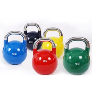 Adjustable Color-Coded Steel-Handle Competition Kettlebell CE Certified 4-32 kg
