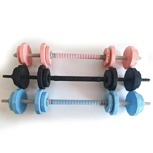 Adjustable Colored Cement Dumbbell Set for Weightlifting