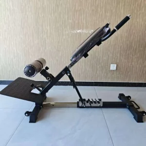 Adjustable Commercial Roman Chair with Back Extension Bench and GHD Rack
