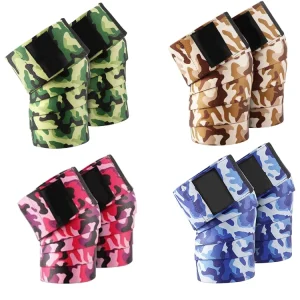 Adjustable Compression Knee Sleeve for Weightlifting