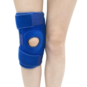 Adjustable Compression Knee Support Neoprene Open Patella Knee Wrap for Running Basketball & Workout