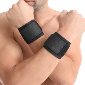 Adjustable Compression Wrist Support Strap Breathable Sports Wrist Brace for Fitness and Weightlifting