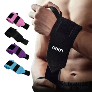 Adjustable Cotton Latex Anti-Slip Hand Support for Deadlift and Bench Press