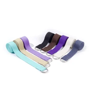 Adjustable Cotton Yoga Stretching Belt, 1.8/2.5/3 m