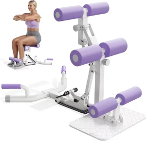 Adjustable Deep Squat Exercise Machine, Glute Trainer, Core and Abdominal Trainer for Low-Impact Home Workouts