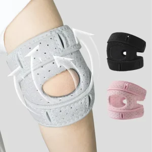 Adjustable Double-Strap Compression Sports Elbow and Knee Pads for Running, Basketball, and Football