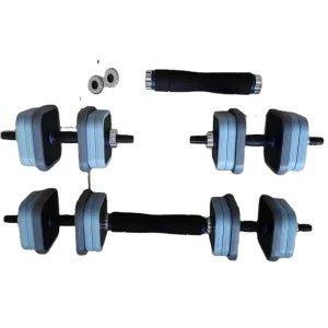 Adjustable Dumbbell Set, 10kg/16kg/20kg/30kg, Gym Training