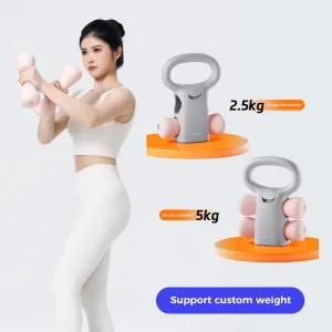 Adjustable Dumbbell Set 2-in-1 Home Gym Weight Training Yoga Fitness Non-Slip Quick-Switch Ergonomic Handle