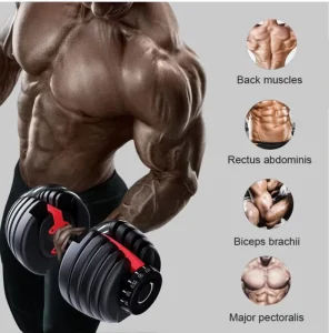 Adjustable Dumbbell Set 24kg 52.5lb 40kg 90lb Factory Dumbbell Adjustable Weights Gym Equipment