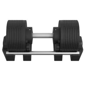 Adjustable Dumbbell Set, 2kg Increments, 24kg/32kg/40kg, Gym Strength Training