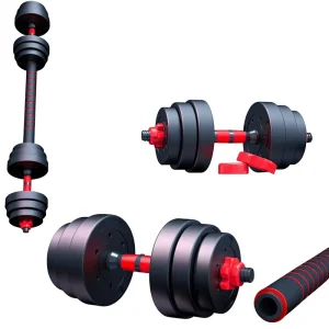 Adjustable Dumbbell Set for Men Home Fitness Equipment Barbell Dormitory Dumbbell Adjustable Weight for Beginners Cement Mixed