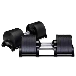 Adjustable Dumbbell Set with 4kg Increments, 20kg, 24kg, 32kg, and 40kg Options