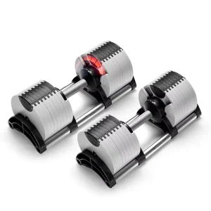 Adjustable Dumbbell Set with Weight Plates 40kg and 24kg