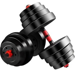 Adjustable Dumbbell Sets 10KG 15KG 20KG 30KG 40KG 50KG Environmental Protection Material