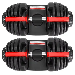Adjustable Dumbbell Sets, 90lb, 52.5lb, 40kg and 24kg Weights