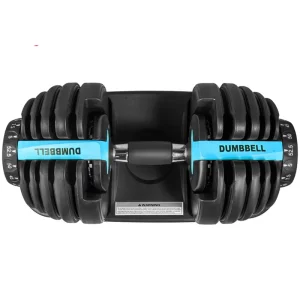 Adjustable Dumbbell Weight Set 52.5lbs with Anti-Slip Handle and Tray for Home Gym