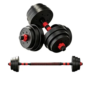 Adjustable Dumbbell and Barbell Set for Home Gym