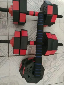 Adjustable Dumbbells 10kg 15kg 20kg 30kg 40kg Red Yellow