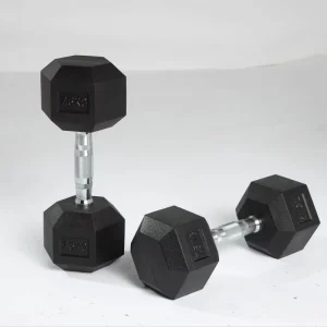 Adjustable Dumbbells Set 50kg Home Gym Equipment Space Saving Ergonomic Grip Workout Fitness