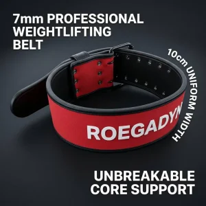 Adjustable EVA Padded Weightlifting Belt, 4-Inch Wide, Compound Lifts