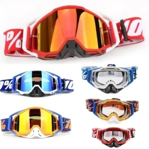 Adjustable Elastic Band Motocross Motorcycle Goggles Windproof Dustproof Foam Padding Protection for Cycling
