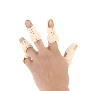 Adjustable Elastic Breathable Plastic Finger Sleeve Basketball Guard