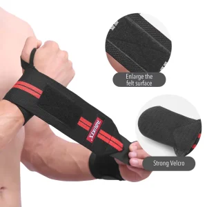 Adjustable Elastic Wrist Wraps for Weightlifting and Powerlifting