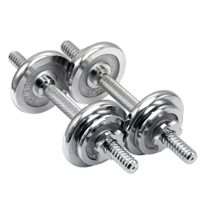 Adjustable Electroplated Dumbbell Set for Home and Gym