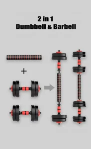 Adjustable Environmental Dumbbells Barbells Weights 10kg 15kg 20kg 30kg 40kg 50kg Home Gym