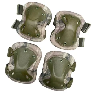 Adjustable Flexible Joint Support Knee and Elbow Pads for Sports, Crawling, Training, and Tactical Use