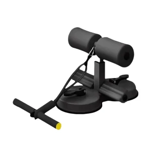 Adjustable Foam Sit-Up Bar with Suction Cup and Latex Resistance Band