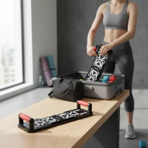 Adjustable Foldable Chest Expander for Full-Body Muscle Training at Home