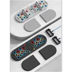 Adjustable Foldable PP Sit-Up and Push-Up Board for Home Gym Workouts