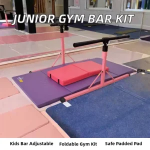 Adjustable Foldable Stainless Steel Gymnastics Horizontal Bar Kit for Kids