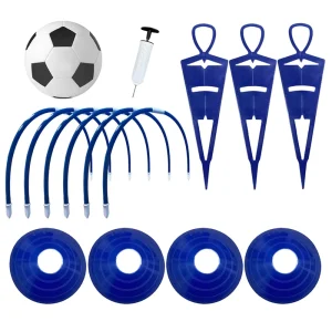 Adjustable Football Agility Training Ladder and Hurdles Equipment Set